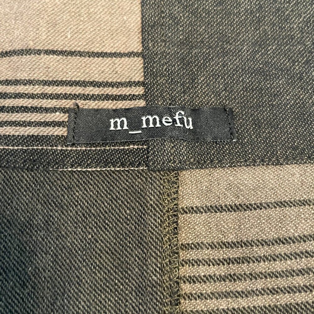 M_MEFU Asymmetric Poncho Jacket Japan Sz 40 (US L) Minimalist Modern - Picture 10 of 11